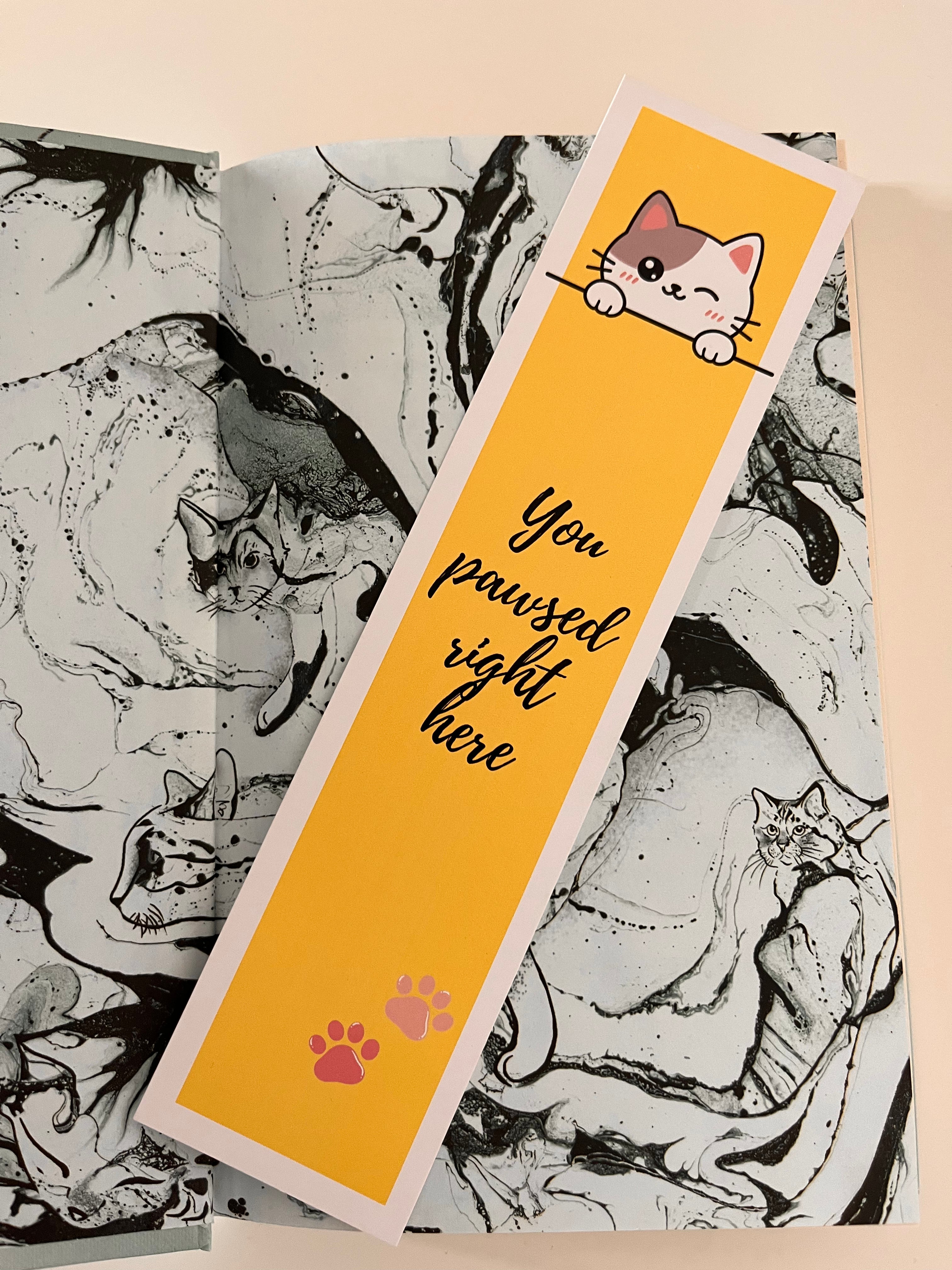 Bookmark "You pawsed right here 🐾"